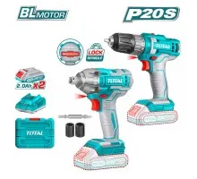 Набор аккумуляторных инструментов TOTAL TOSLI230702