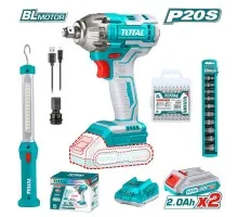 Набор аккумуляторного инструмента TOTAL TOSLI231004