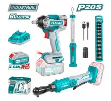 Набор аккумуляторных инструментов TOTAL TOSLI240461