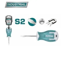 Отвертка шлицевая SL6,5 38 мм TOTAL THT266038