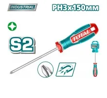Отвертка крестовая PH3x150мм TOTAL TSDPH3150