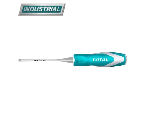 Стамеска плоская 6 x 140 мм TOTAL THT4166