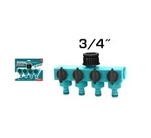 Распределитель 4-х канальный 3/4 " TOTAL THHC604101