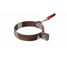 Хомут трубы универсальный L-140мм ТЕХНОНИКОЛЬ ПВХ Коричневый