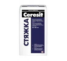 Стяжка цементная  (30–100мм) CERESIT 25 кг