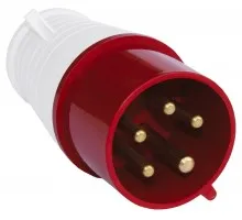 Вилка силовая DT-015 3P+PE+N 16А 380В IP44 ATRION 