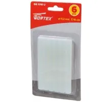 Клеевые стержни, универс., 11,2*100мм, 6 шт в блистере Wortex 