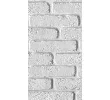 EUROPROFILE Панель ПВХ Белый кирпич 0,25*3м