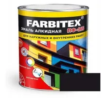 FARBITEX Эмаль алкидная ПФ-115 Черный 5кг