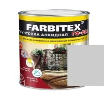 FARBITEX Грунтовка ГФ-021 Серый 1,8кг 