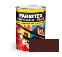 FARBITEX Эмаль алкидная ПФ-115 Шоколадный 0,8кг