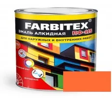 FARBITEX Эмаль алкидная ПФ-115 Оранжевый 1,8кг