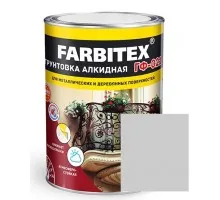 FARBITEX Грунтовка ГФ-021 Серый 0,8кг 