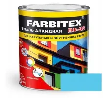 FARBITEX Эмаль алкидная ПФ-115 Светло-голубой 5кг