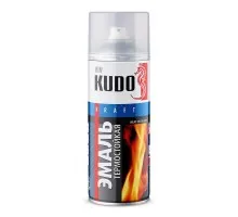 KUDO Эмаль термостойкая  KU-5007 Золотой +400°С±5°С 520мл