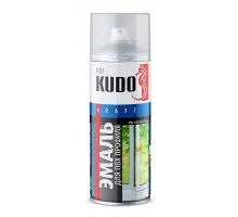 KUDO Эмаль для ПВХ профиля KU-6101 Белый 520мл