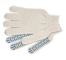 67777 Перчатки х/б, ПВХ покрытие, "Волна", 10 класс
