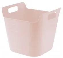 67511 Ведро гибкое сверхпрочное, 26л, розовое, Сибртех