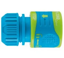 66244 Соединитель для шланга 1/2, аквастоп, двухкомпонентный Palisad Luxe