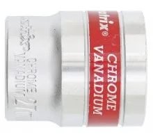 Головка торцевая, 27 мм, шестигранная, CrV, под квадрат 1/2, хромированная Matrix