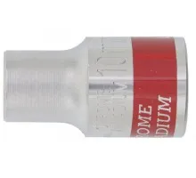 13678 Головка торцевая, 9мм, двенадцатигранная, CrV, под квадрат 1/2, хромированная Matrix