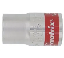 13688 Головка торцевая, 14мм, двенадцатигранная, CrV, под квадрат 1/2, хромированная Matrix