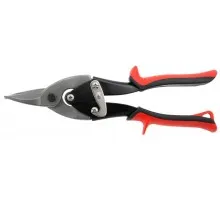 Ножницы по металлу, 250мм, пряморежущие, для тонкого металла, обрезиненные рукоятки Matrix