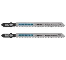 Полотна для электролобзика  по дереву, 2 шт, ( 3101-T101B ) Gross