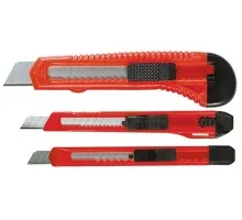 78985 Набор ножей, выдвижные лезвия, 9-9-18мм, 3 шт. Matrix