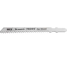 Полотна для электролобзика по дереву, 3 шт, T111C, 75*3мм, HCS Matrix Professional