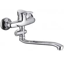 FRAP F2114-B Cмеситель для ванны, в комплекте аэратор, душевой шланг 150 см, ручная лейка, держатель лейки