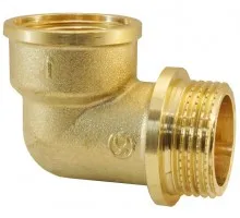 Колено с внутренней и наружной резьбой 1" с ограничителем  БОГОРОДСКИЙ ЗАВОД 