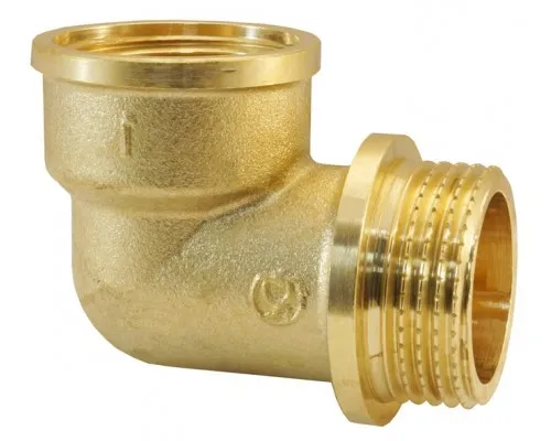 Колено с внутренней и наружной резьбой 3/4" с ограничителем БОГОРОДСКИЙ ЗАВОД