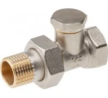 AVE296012 AV ENGINEERING Кран вентильный для радиатора 1/2" с наружной резьбой 