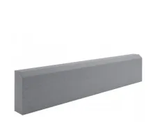 Борт тротуарный БРТ вибропрессованный Серый 50*20*8см