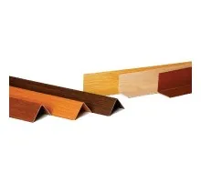 IDEAL Отделочный угол ПВХ 15*15 мм Черный 2,7 м 