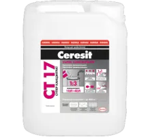 CERESIT CT 17 SUPER CONCENTRATE GRUNT Грунтовка бесцветная для укрепления и глубокой пропитки оснований под отделочные покрытия концентрат (1:3) 10л