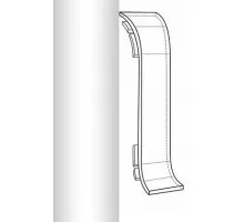 IDEAL К-55 Соединитель «Комфорт» 081 Металлик серебристый