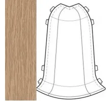 IDEAL К-55 Угол наружный «Комфорт» 201 Дуб 