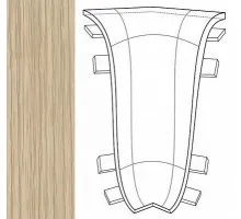 IDEAL К-55 Угол внутренний «Комфорт» 271 Сосна