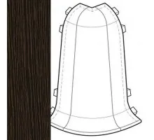 IDEAL К-55 Угол наружный «Комфорт» 301 Венге