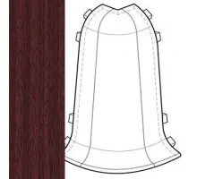 IDEAL К-55 Угол наружный «Комфорт» 346 Махагон 