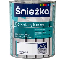 ŚNIEŻKA ДЛЯ РАДИАТОРОВ Модифицированная акриловая эмаль 750мл