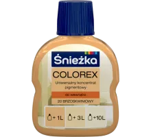 ŚNIEŻKA COLOREX Универсальный пигментный концентрат №20 Персик 0,1л