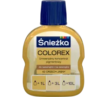 ŚNIEŻKA COLOREX Универсальный пигментный концентрат №63 Орех ясный 0,1л