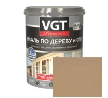 Эмаль по дереву и OSB Кофейная VGT 1кг