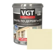 Эмаль по дереву и OSB Ванильная VGT 1кг