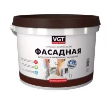VGT Краска фасадная «Белоснежная» ВД-АК-1180 7кг