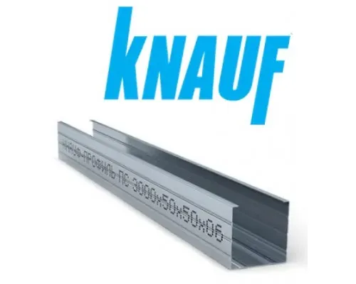 KNAUF Профиль CW50*50 3м усиленный, толщина металла 0,6мм