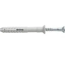 Дюбель быстрого монтажа с гвоздевым шурупом, с потайной головкой 6*40 SM-L  
